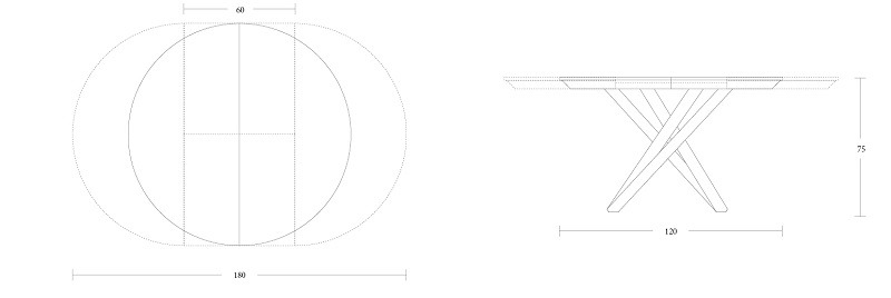 Table de repas FAHRENHEIT ROUND Altacom – Image 7