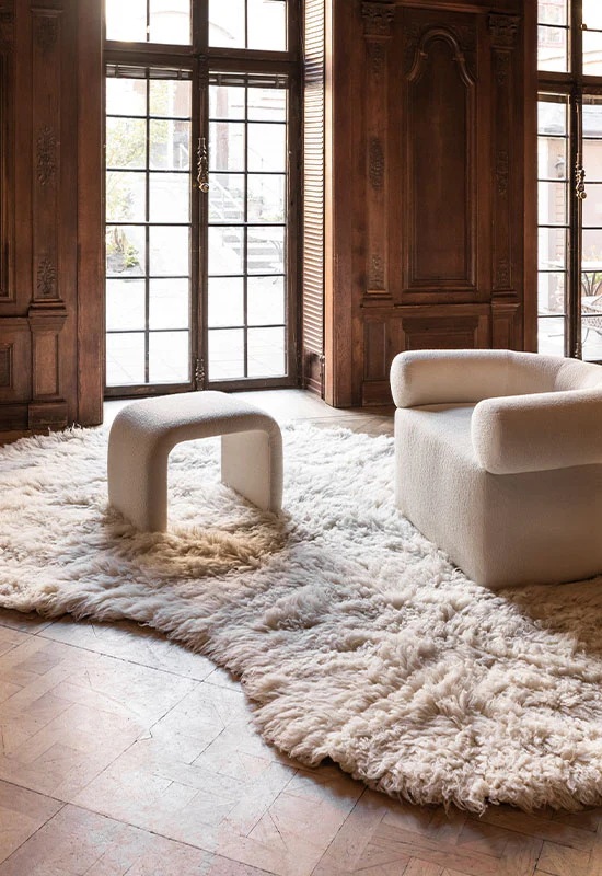 TAPIS en laine RESIDUE Layered – Image 10