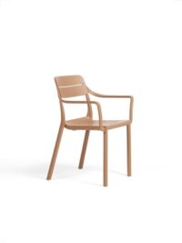 Cassia accoudoirs Cappuccino