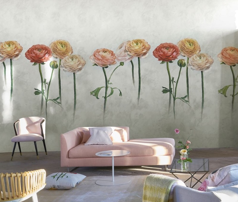Papier Peint Designers-Guild TOURANGELLE SCENE PEONY – Image 5