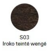 S03 Iroko Teinte Wengé
