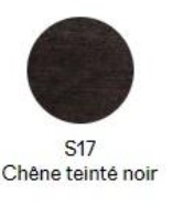 S17 Chene Teinté Noir