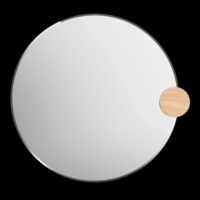 Miroir Sonia Rond verre naturel