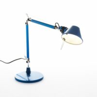 Tolomeo micro table Anodized blue