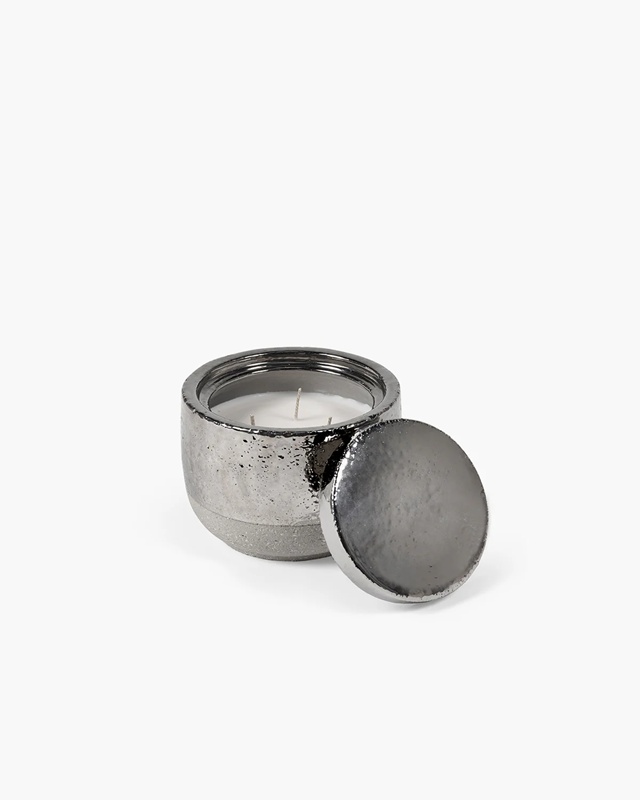 Bougie parfumée M argent Smoked Jasmine SERAX – Image 3