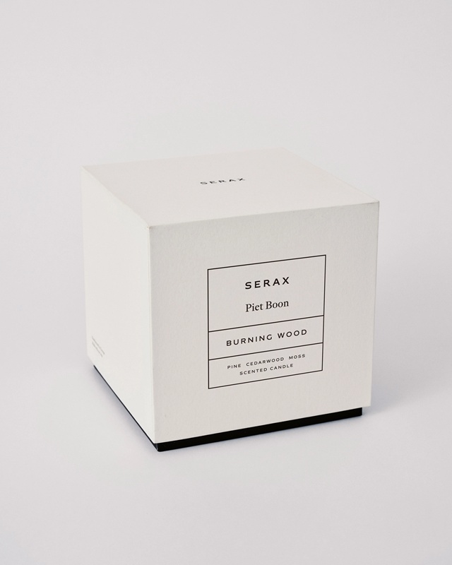 Bougie parfumée M titane Burning Wood SERAX – Image 2