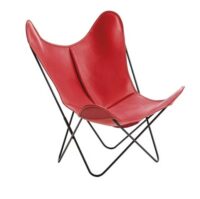 AA Cuir buffalo rouge