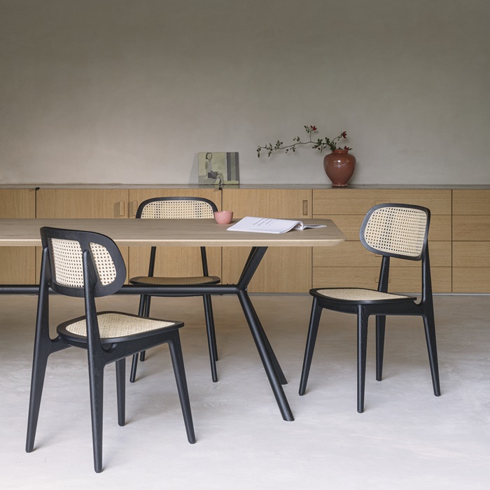 Chaise Titus Cannage Vincent Sheppard Noir Livraison offerte