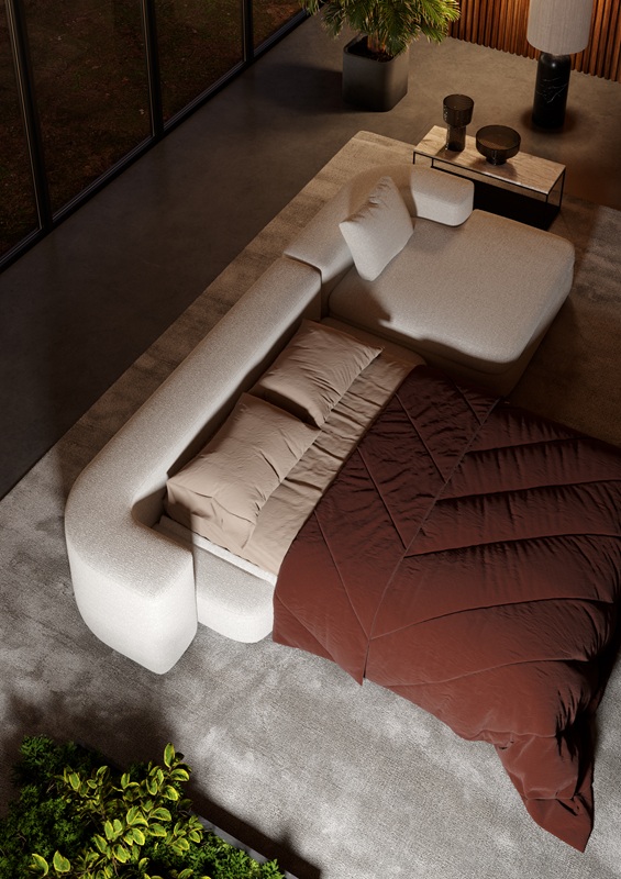 Canapé lit Foster Milano Bedding – Image 3