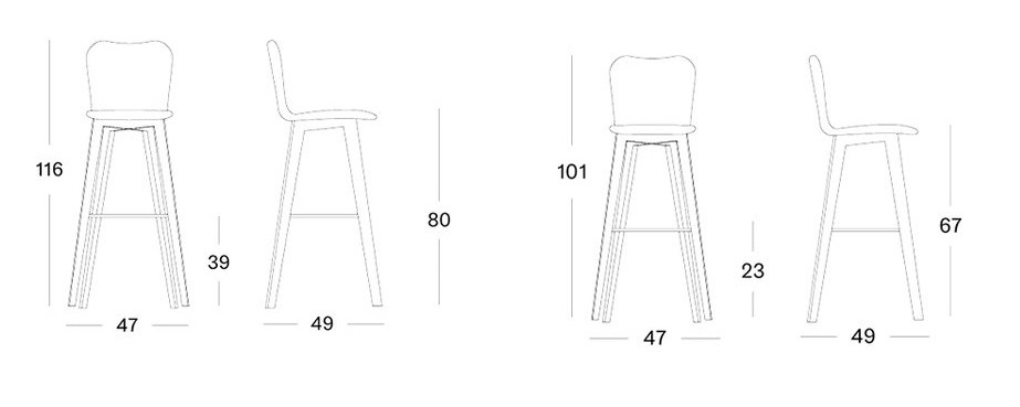 Tabouret Lily Vincent Sheppard Livraison offerte – Image 4