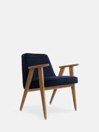 fauteuil 366 velvet indigo