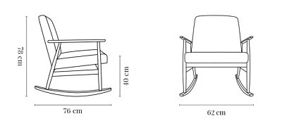 Fauteuil Fox à bascule" 366 Concept" – Image 4