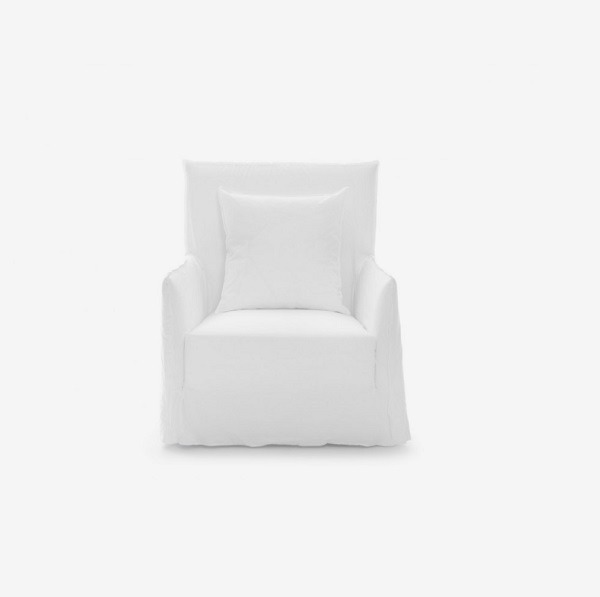Fauteuil Ghost 04 Gervasoni Lino Bianco
