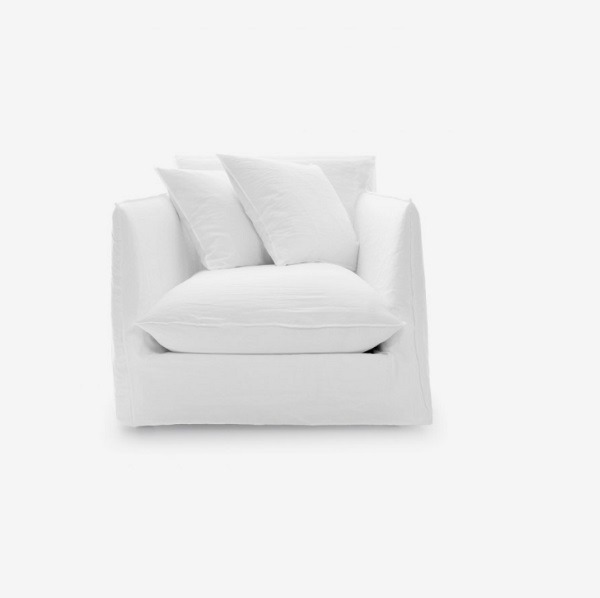 Fauteuil Ghost 01 Gervasoni Lino Bianco