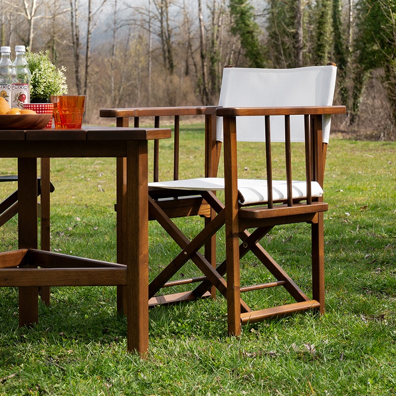 Fauteuil metteur en scène pliant F104 en Robinier - Azur Confort – Image 2