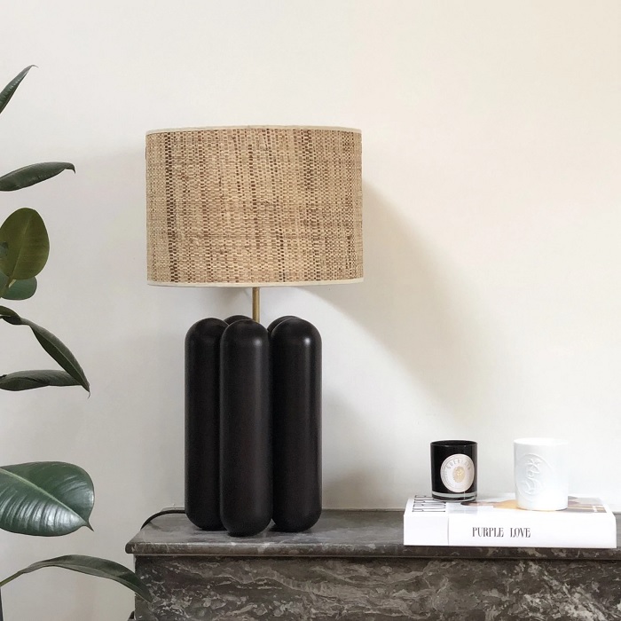 GRANDE LAMPE CHARLOTTE NOIR