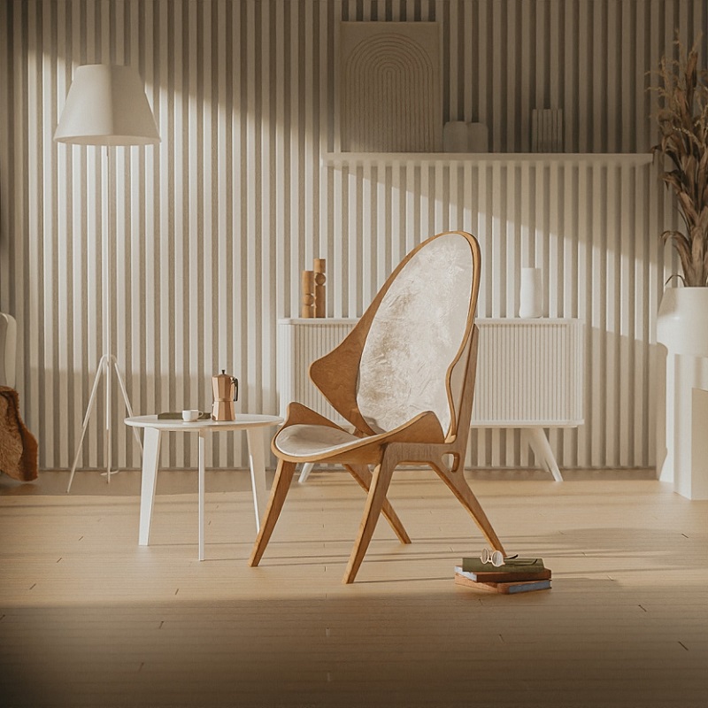 Fauteuil RACINE Sollen Design