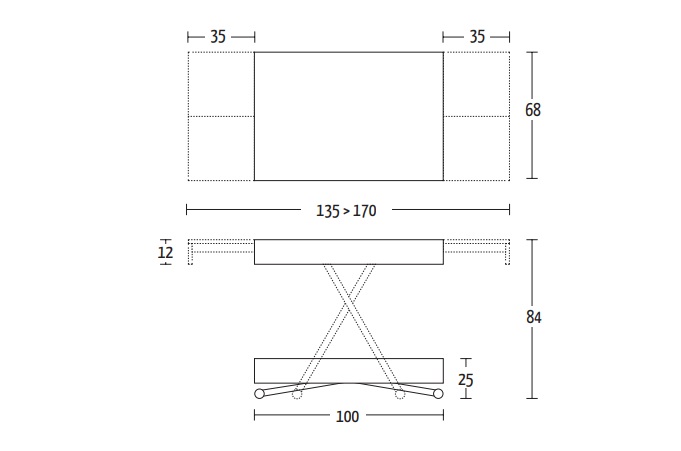 Table relevable Compact Altacom – Image 2