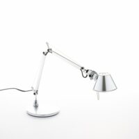 tolomeo micro table aluminium brillant