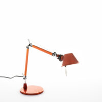 tolomeo micro table orange anodisé